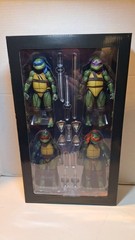 2018 SDCC EXCLUSIVE NECA 1990 MOVIE TMNT 4 FIGURE SET US SELLER BRAND NEW