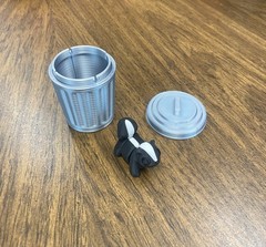 Trash Animals 3D Printed Opossum, Skunk & Raccoon Trash Can Figurines