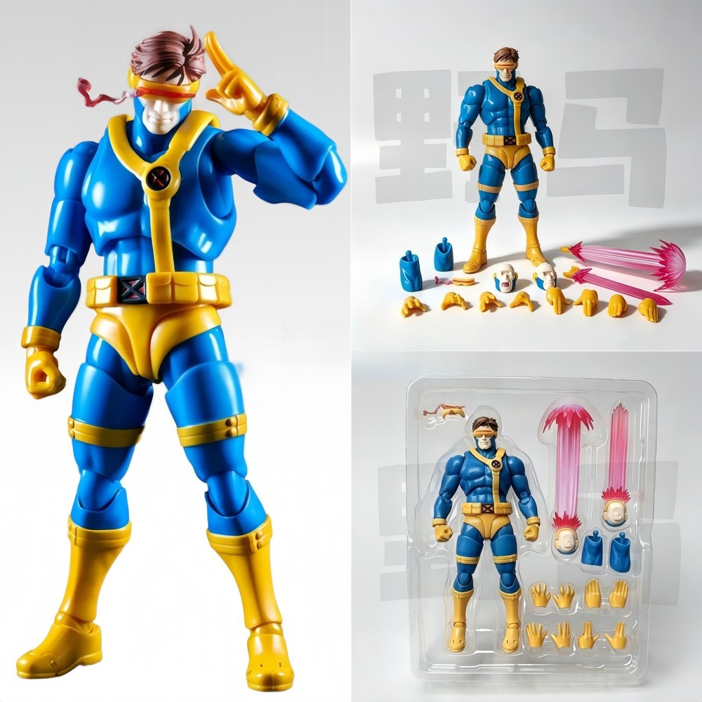 MT TOYS X-Men Cyclops Gamerverse Anime 1/12 SHF Action Figure Model Chinese Ver.