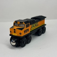 Wooden Railway Diesel Locomotive Engine Train Custom Made Thomas Train & Others