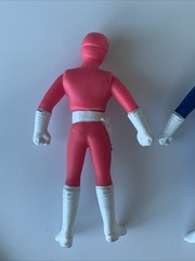 Vintage Super Robotic Rangers Lookalike Generic Pink Blue Green Action Figures