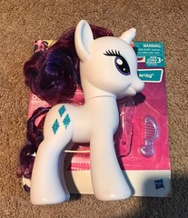 My Little Pony Rarity 8″ Figurine Toy 2015 Hasbro Unicorn Horse New