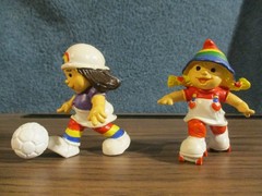 Vintage 1981 Wallace Berrie RAINBOW KIDS PVC Figures X 13 Made In Portugal