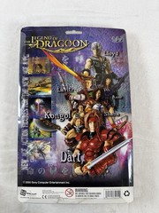 2000 BLUE BOX TOYS THE LEGEND OF DRAGOON DART ACTION FIGURE Sony PS1 Open Pack