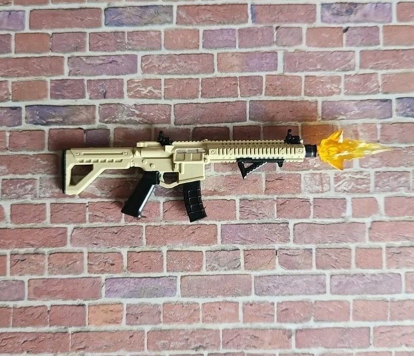 Valaverse Action Force AR Assault Rifle With Removable Clip & Barrel Effect