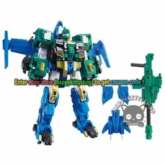 4in1 Quantum Heroes Dinoster Guardians Metatron Dinosaurs Robot Combiner Figure