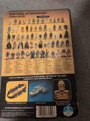 Jawa Vintage 1983 Kenner Star Wars ROTJ 65-Back Sealed MOC, Return Of The Jedi