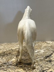 Vintage Breyer #68 Legionario III Andalusian White Alabaster Branded Stallion