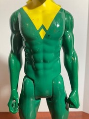 Toy Biz Marvel Vision 12″ Action Figure 1997 Large 12 Inch Loose Missing Cape
