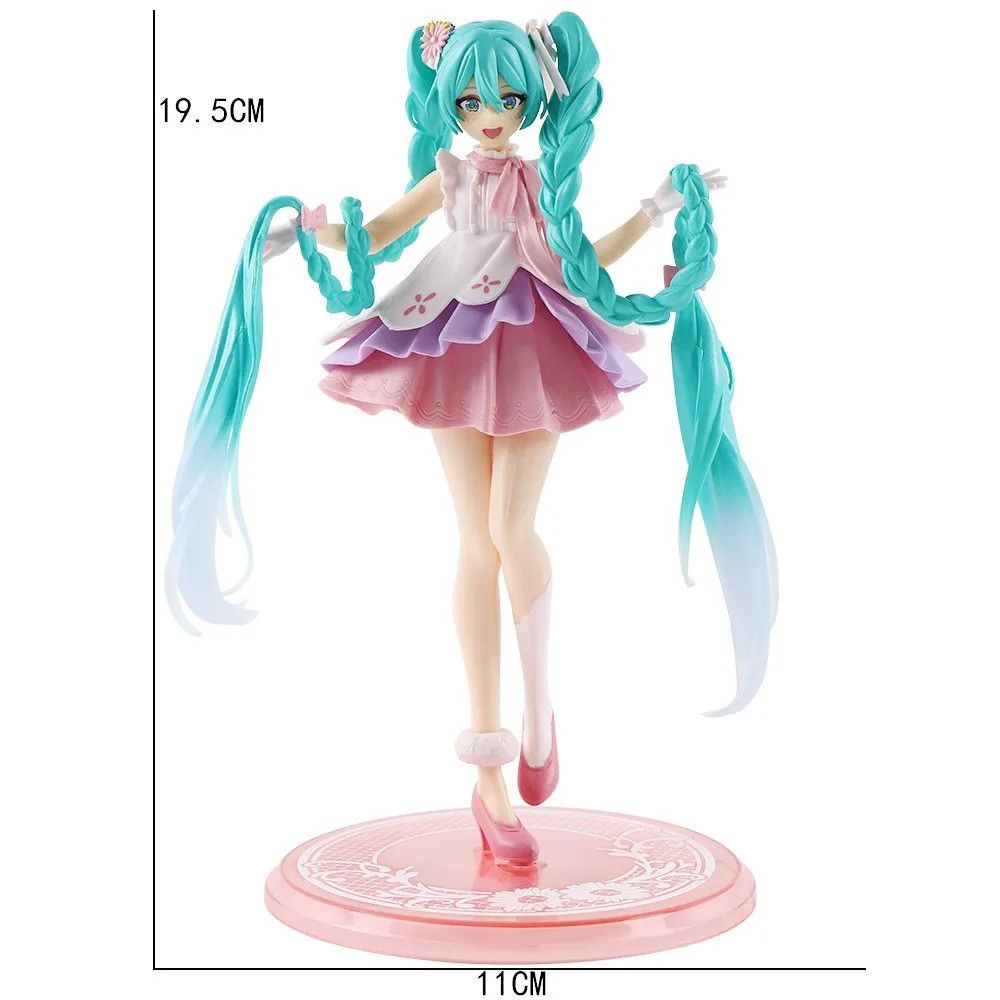 Hot Kawaii Hatsune Miku Anime Action Figure PVC Collection Model Doll Birthday