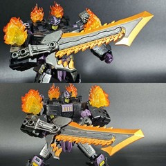 For AOTP Megatronus The Fallen Chain Saw Knife Axe Weapon Upgrade Kits