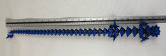 3D Printed Crystal Dragon -PLA- Black and Blue – 2 Ft Long – Articulated dragon