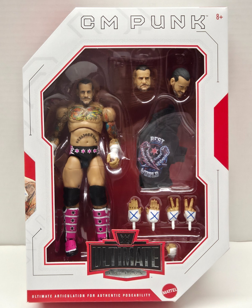 CM PUNK – WWE Mattel Ultimate Edition Series 27 Action Figure NEW & IN STOCK NOW
