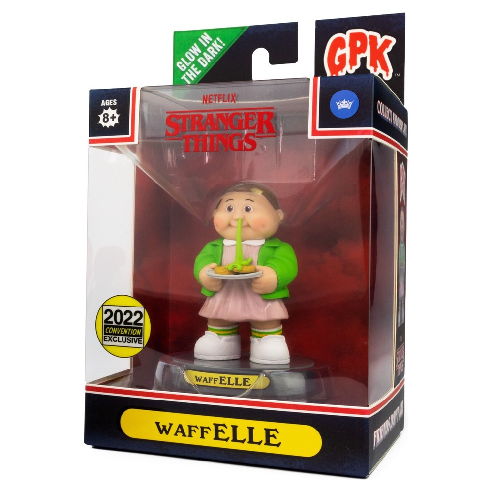 Stranger Things x Garbage Pail Kids GITD WaffElle 4″ Figure with Trading Card