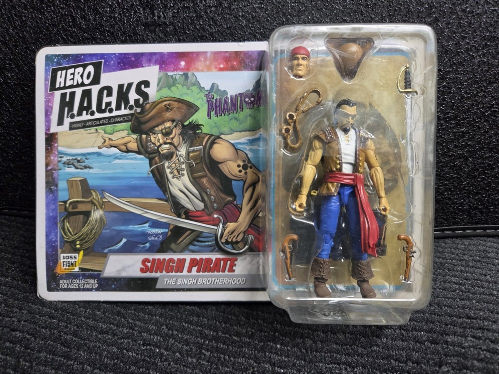 Boss Fight Studio Vitruvian Hero Hacks SINGH PIRATE The Phantom 3.75″ Figure