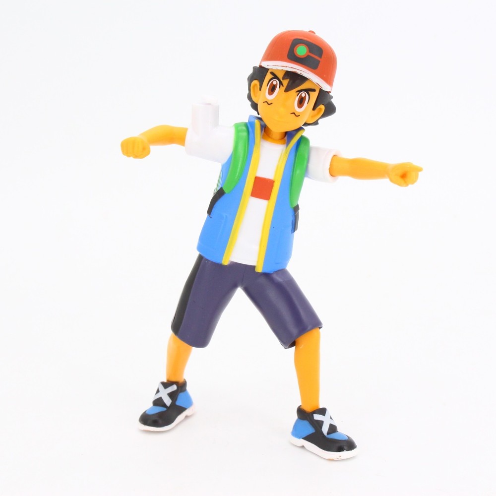 Pokémon 4.5″ Battle Feature Ash Ketchum Action Figure Jazwares 2021