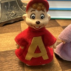 Vintage 1984 Alvin And Simon From the Chipmunks Posable Figures CBS Hong Kong