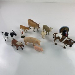 Mojo FARM ANIMALS STARTER SET 11pc toy countryside figures models pets