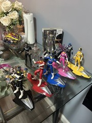 Power Rangers In Space Lightning Collection Bundle Lot of 9 with custom gliders