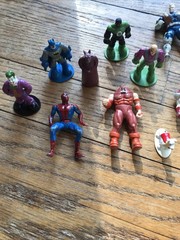 Lot Of 17 Die Cast & Plastic Super Heroes, Mixed Lot