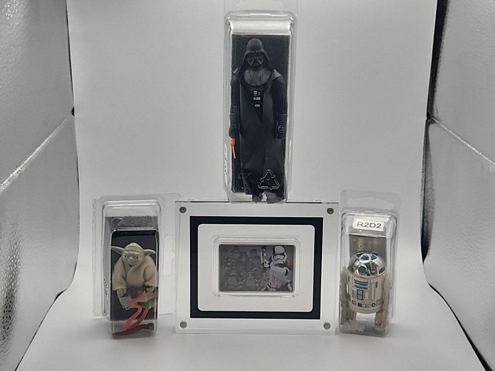 Guards of the Empire 1oz Colored Bar/vintage kenner Star Wars action figures lot