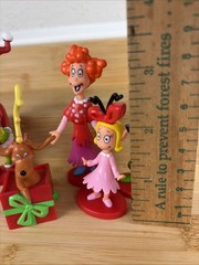 5 Collectible Figures Dr Seuss The Grinch Toy Christmas Gift Cindy Lou Who 2023