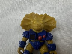 Leapin Lizard #54 Battle Beasts 1986 Vintage Figure Hasbro Takara Faded Rub
