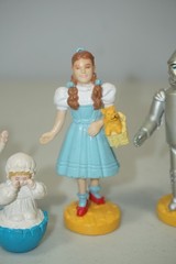 Wizard of Oz PVC Figure Lot of 8 Vtg Lowe’s Ren Presents 1987 1988 MGM Turner