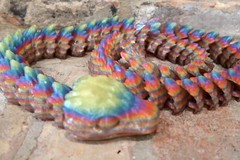 BIG Crystal Snake 3D printed