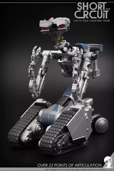 Short Circuit Two Heads Version Resin Statue 1/18 Robot Model 3.75” Cool GYTOYS