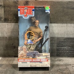GI Joe Electronic 40MM Grenade Machine Gunner 12″ Action Figure Hasbro 2000
