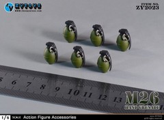 1/6 WWII Soldier M26 Grenade Model Set For 12″ Hot Toys WORLDBOX PHICEN Figure