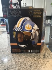 HASBRO STAR WARS BLACK SERIES CARSON TEVA HELMET 1:1 FULL SIZE NEW IN HAND *US*