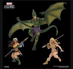 Savage Land 3 Pack SDCC Marvel Legends Gamer SNAP Rogue Shanna Sauron MISB USA