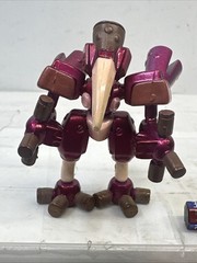 Medabots 2002 Arcbeetle Pink Metallic Variant Figure Takara Dice Card Complete