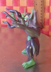 Action figure, Pokemon purple and green character, 4″h, 2021 by Jazwares LLC