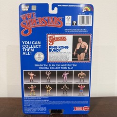 LJN WWE Superstars Series 2 Blue Card King Kong Bundy SEALED NEW