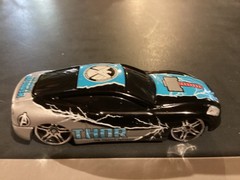 Marvel Thor, Hulk & Hawkeye Die Cast Vehicles + Captain America Plastic Bike