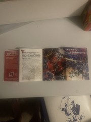 Original 1984 G1 Transformers Advertising Mail-In Insert Poster Brochure Vtg