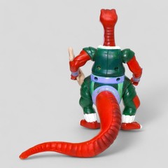 DINOSAUCERS QUACKPOT GLASSLITE BRAZIL VINTAGE FIGURE WITH 3D WEAPON RARE