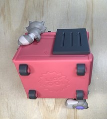 100% Soft NYCC 2023 Trash Panda Raccoon Dumpster Fire Vinyl Figure Exclusive