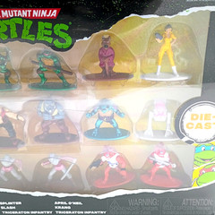 Teenage Mutant Ninja Turtles Jada Toys Nano Metalfigs Diecast Comic Book Set NEW