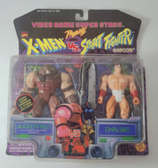 Toybiz Xmen vs Street Fighter WRONG BOX/ERROR Apoc/Dhalsim Juggernaut/Naked Ryu