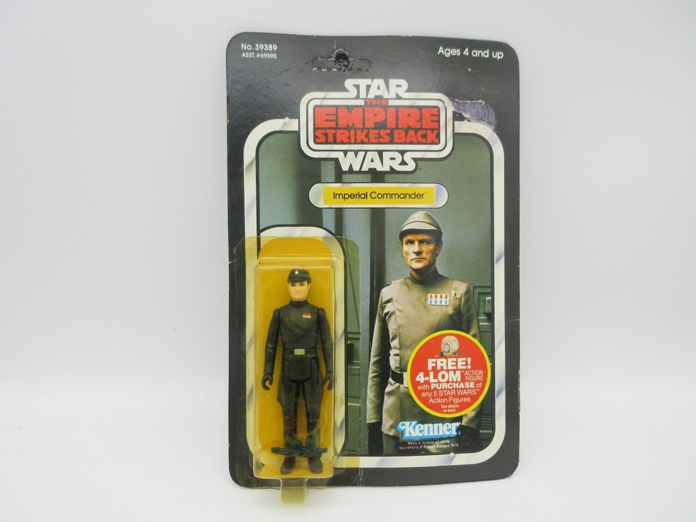 Vintage Star Wars ESB IMPERIAL COMMANDER [Kenner, 1982] NIP 47 Back 4-LOM Offer