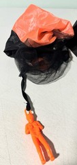 Ryans World Combo Panda 2″ Mini Figure and Black Parachute And Orange Army Guy