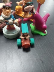 Vintage 18 Flintstones Toy Figures Lot A Little Bit Of Everything