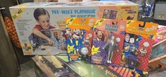 ​VINTAGE 1988 Pee-wee’s Playhouse HUGE BUNDLE – Sealed Playset + 3 Carded Figure