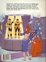 1986 CENTURIONS “The Missing Scientists” COLORING BOOK Golden Book UNCOLORED