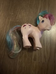 Lot Of 6 Vintage 1980s My Little Pony Toys, G1 Unicorns Pegasus