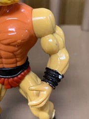 Vintage 80s MOTU KO Galaxy Heroes Wrestler Warrior Huk Orange Chest Variant READ